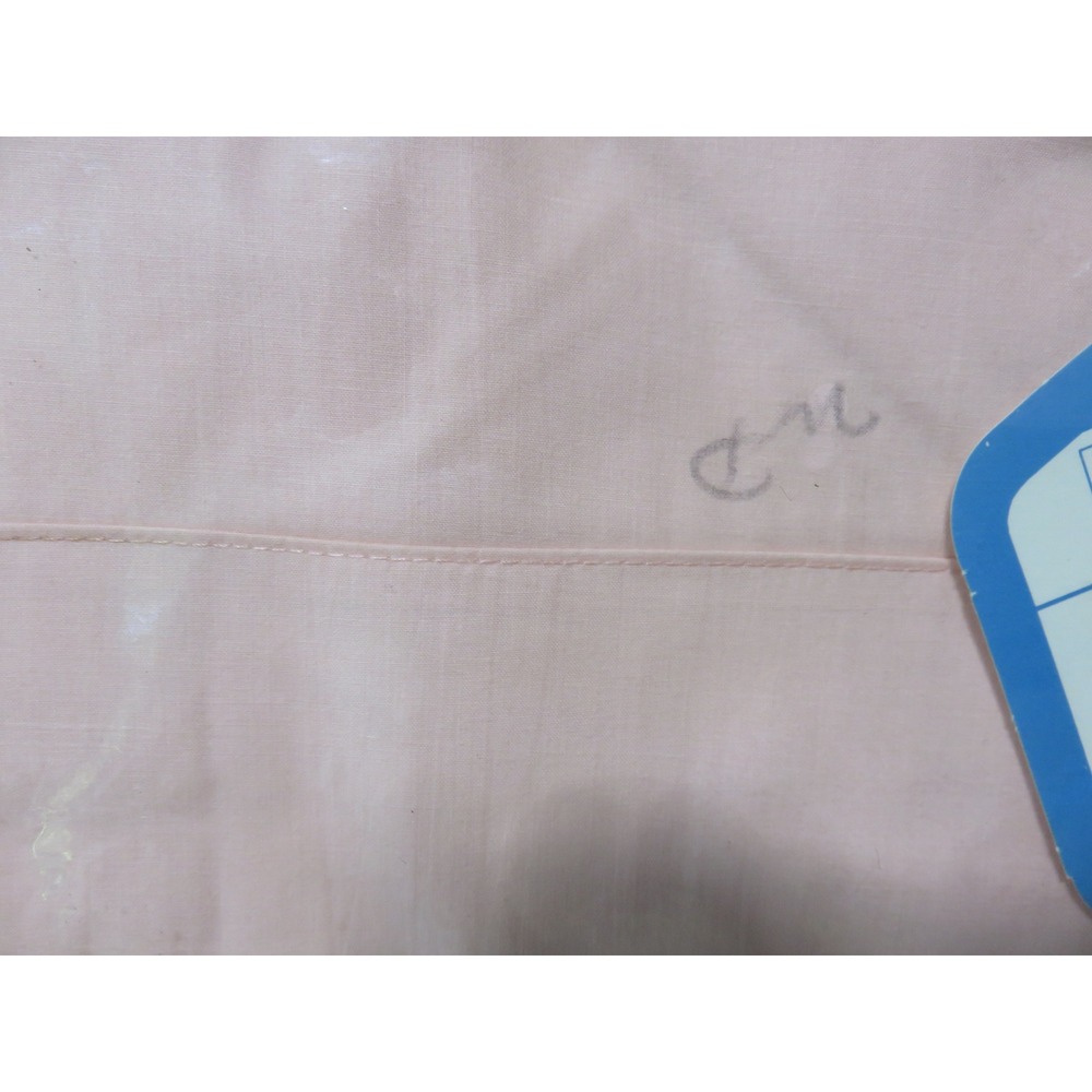 Vintage Penobscot Supercale No-Iron Double Flat Sheet 100% Cotton Pink Peach USA - Picture 3 of 6